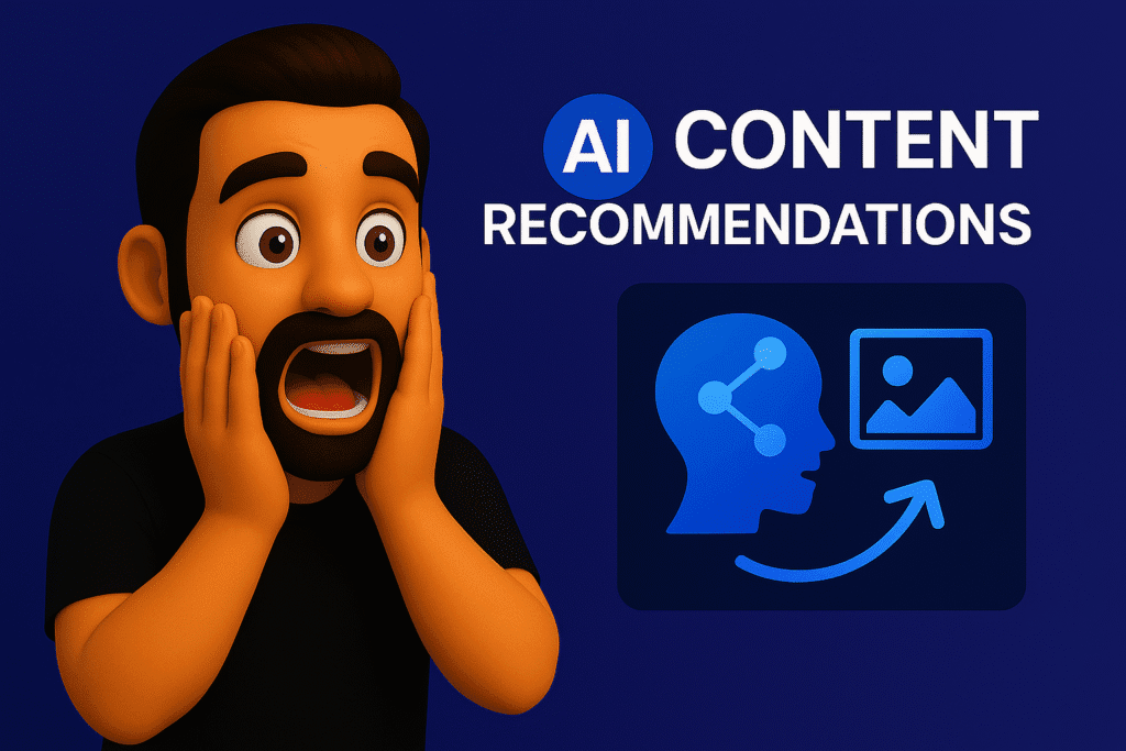 3D avatar Stan is verbijster door ai contentaanbevelingen