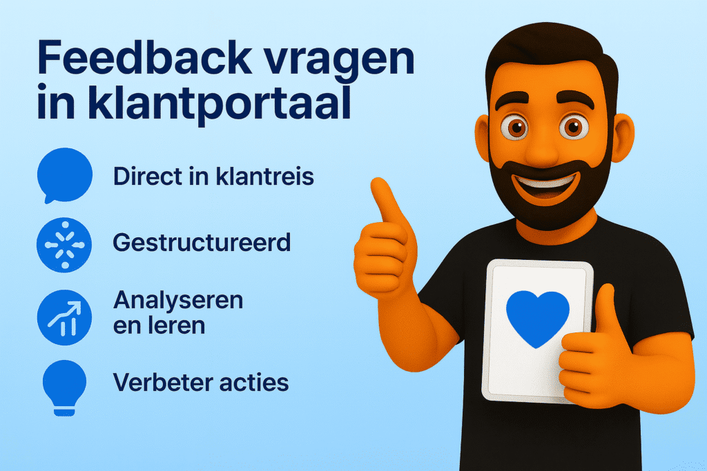 Feedback vragen in klantportaal