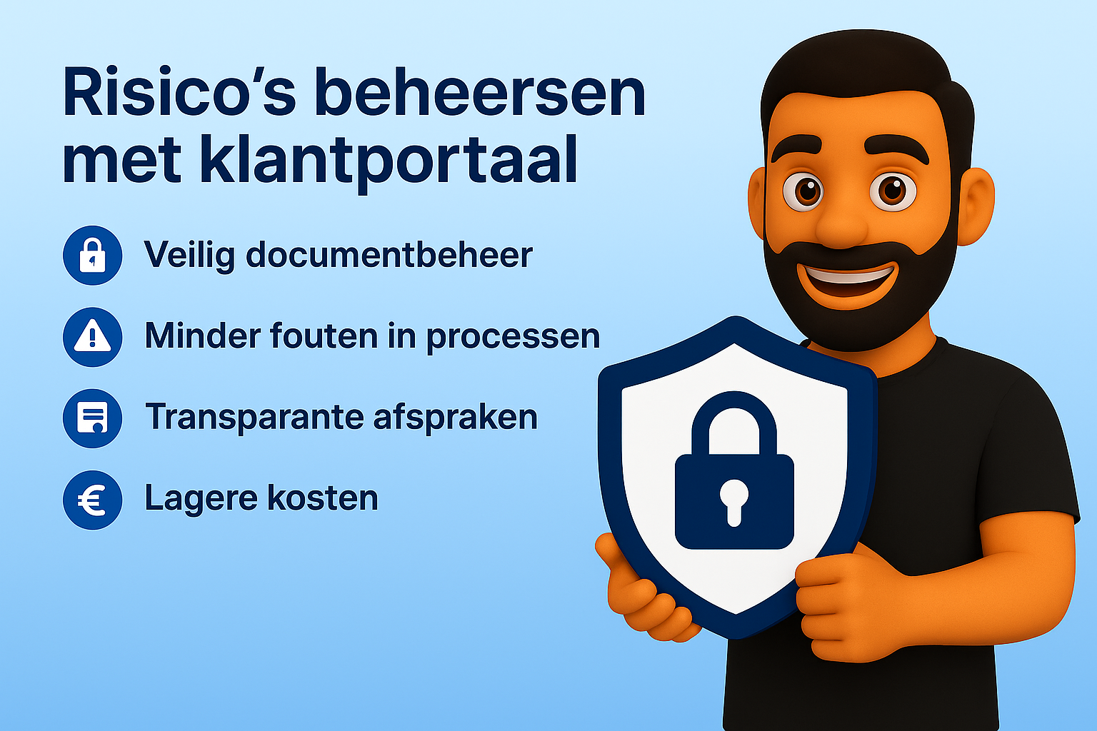 Risico's beheersen met klantportaal