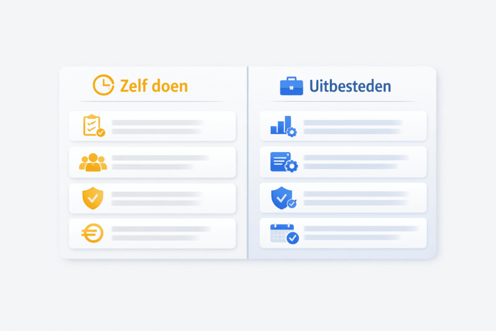 Salarisadministratie proces met taken en goedkeuringen in Zoho